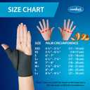 Comfort Cool Thumb CMC Abduction Splint | Moldable Thumb Wrap for Arthritis - Thumb Brace for CMC Joint Support - Right, Small