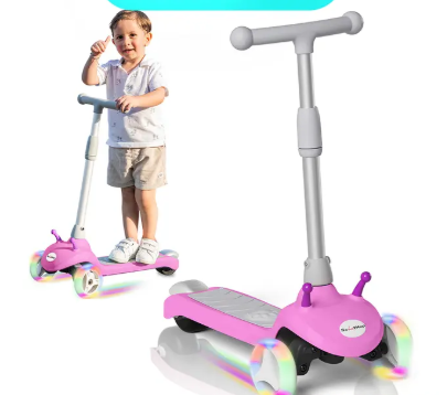 ScootHop K3 Electric Scooter for Kids Ages 3-8 with LED Light-Up Wheels 3 Adjustable