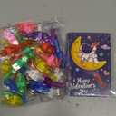 COKOKA 28 Pcs Valentine's Day Cards with Finger Lights, Valentine's Day Gifts for Kids, Space Themed Astronaut Party Favors Light Up Toys Bulk Classroom School Exchange Prize