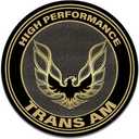 High Perfomance Trans Am Emblem Bird Photograph Reproduction Car Company Garage Signs Metal Vintage Style Decor Metal Tin Aluminum Round Sign Home Dcor 12" Sign