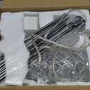 Assemer Crystal Floor Lamps  Modern Silver Standing Lamp with 3 CCT LED Bulbs for Elegant Home Decor Living Room and Bedroom Lighting