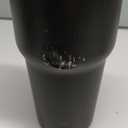 Hydro Flask Travel Water Bottle - Insulated Stainless Steel - Wide Straw Lid, Non Spill, Leakproof in 32 Oz Black