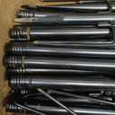 6 Pack String Light Poles, Outdoor String Light Pole 10 ft Forked Metal Light Pole with Adjustable Outdoor Light Stand, Deck, Backyard, Garden, Wedding, Rustproof and Sturdy with Hooks.