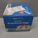 Amazon Basics Tall Kitchen Drawstring Trash Bags, Sturdy, 13 Gallon, Unscented, 200 Count