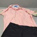 Halcurt Women's Built in Bra Rash Guard UPF 50 Two Piece Swimsuit Shirt and Board Shorts, Size L