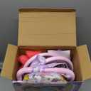 Baby Doll Stroller Playset for Girls Toddlers 3-5 4-6 5-7 Year Old to Play House Games. Stroller Toy with 12.5" Baby Doll, Dining Chair, Quilt Pillow, 24 PCS Doll Accessories and 2 Sets Clothes.