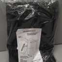 9-11 FT Umbrella Net for Outdoor Umbrella, Universal Hanging Mosquito Net for Patio,Polyester Mesh Umbrella Screen for Patio Tables with Zipper (Black)