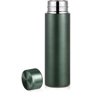Irenare 5oz Mini Water Bottle Mini Insulated Stainless Steel Bottle Purse Water Bottle Cute Leak Proof Flask Keeps Drink Cold and Hot for Purse Women(Dark Green,1 Piece)