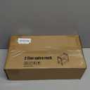 KLM Countertop Coffee Station Organizer, 2 Tier Wooden Shelf for Coffee Bar Accessories, Condiment Storage Caddy for Kitchen, Bathroom Counter Organizer, Home, Office - Brown