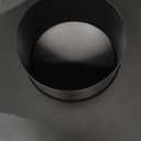 Roof Vent Cap - Hon&Guan 6 Inch Roof Vents for Houses Galvanized Steel 6'' Exhaust Vent Wall Vent with Damper for Ventilation System, Black