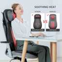 Snailax Shiatsu Neck & Back Massager with Heat, Massage Chair Pad for Home & Office, Gift