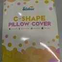 Pregnancy Pillow Cover C Shaped (ONLY Pillowcase), Full Body Pillowcase for Maternity Pillow, Super Soft Fabric, Universal Fit, Grey