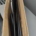 Thyle 2 Pcs Folding Bar Stool with Backrest, Tall Foldable Stool Chair Portable High Folding Bar Chair Counter Height Seat Leather Padded for Kitchen Island Shop Cafe Dining Room Black (29.5 Inch)