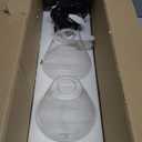 Phansthy Industrial 3-Light Pendant Light, Adjustable Hanging Light Fixture with Clear Glass Shade, 3-Lights Kitchen Island Chandelier E26 Base (Black)