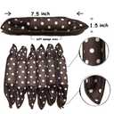 Aimin Heatless Curlers, Soft Overnight Foam Rollers for Long Hair, No Heat Satin Sponge Curlers (40 pcs, black)