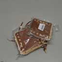 20 Pcs Leather Walking Stick Grip Kit, Leather Handlebar Grips Cover, Motorcycle Grip Covers Wraps for Motorbikes, Bicycles and Canes with 20 Pcs Strap 4.61 x 4.37 Inch