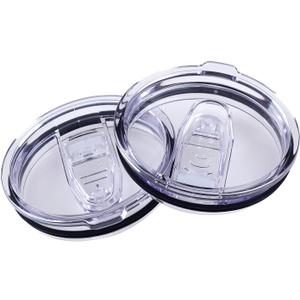 2 Replacement Lids for 20oz Stainless Steel Tumbler Lids-Replaces Only Covers With a Top Diameter of 3.4 inchesBottom Diameter of 3.23 inches