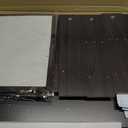 Furinno Andrey Coffee Table with Bin Drawer, Dark Walnut, Small Non-Lift Top
