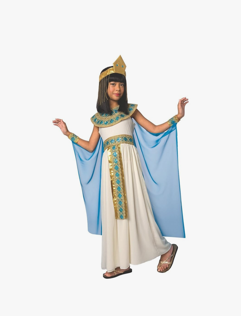 Morph Cleopatra Costume Kids, Egyptian Costume Kids, Cleopatra Costumes for Girls, Halloween Costumes for Girls Large