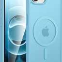 FNTCASE for iPhone 16e Phone Case: iPhone 16E 2025 Magnetic Matte Military Grade Drop Protection Phone Cover | Slim Anti-Slip Durable Shockproof Cases (Teal)