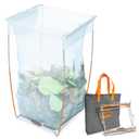 Yukon Glory Trash Bag Holder | Stainless Steel Support Stand | Camping Bag Holder | Collapsible Trash Bag Organizer | Includes Carry Bag | 13 Gallon Plastic Bag Holder