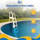 Blue Wave NE1175 Heavy Duty In-Pool Ladder - White