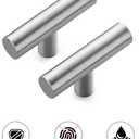 Ravinte 30 Pack | 2" Cabinet Pulls Brushed Nickel Stainless Steel Kitchen Cupboard Drawer Pulls Cabinet Handles 2 Inch Length with Mounting