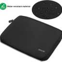 ARVOK 15 15.6 16 inch Laptop Sleeve Case, Water-Resistant Notebook Computer Pocket Tablet Briefcase Carrying Bag Pouch Skin Cover for HP/Dell/Lenovo/Asus/Acer, Black