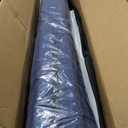 DUMOS 15FT Large Patio Umbrella with Base Included, Rectangle Table Umbrella Outdoor Patio, Outside Umbrellas for Deck, Market, Backyard, Blue