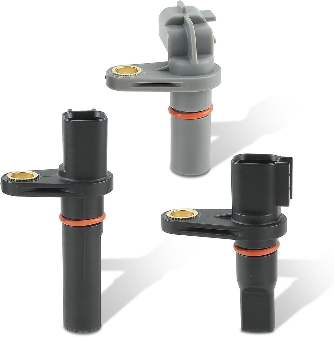 MOTOALL 6DCT250 DPS6 Auto Transmission Speed Sensor Kit 3Pcs/Set Fit for Ford Focus Fiesta Transit EcoSport Replaces AE8P7H103A, AE8P7M101AA, AE8P7M101BA
