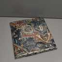 BUAEL Boho Throw Pillow Covers 24x24 inch Set of 2, Boho Vintage Carpet Pattern Antique Ethnic Decor Double Sided Pattern Cushion Cover Soft Pillow Case Living Sofa Room Bed Square Pillow Cover