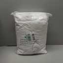 Surmente 2 Pack White Table Skirt, 14ft Polyester Tablecloth for Weddings, Banquets, or Restaurants