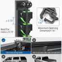 JOYTUTUS Truck Bed Fishing Rod Holder | 6-Rod Capacity | Secure Clamp-On Design | Fits Truck Bed & Boats | Horizontally or Vertically Place