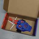 3 Colors Spider Web Shooter with Gloves, USB Charging Web Launcher with 8ft Range Instant Retract Sticky Webs and Suction Cups, Can Grab Small Objects (Blue)