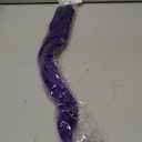 Purple Braiding Hair 20 Inch Pre Stretched Braiding Hair Extensions 2 Packs Long Synthetic Crochet Hair Twist Braids for Stage Party Halloween Costume Cosplay