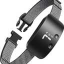 NBJU Bark Collar for Dogs,Rechargeable Anti Barking Training Collar with 7 Adjustable Sensitivity and Intensity Beep Vibration for Small Medium Large Dogs (Black)