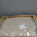 Get Set Style Vanity Stool Chair,Modern Boucle Ottoman Foot Stool with Wooden Legs Sofa Bench Footstool Extra Seat for Vanity,Makeup Room,Living Room,Entryway,Office (Fully Assembled) (Taupe)