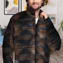 Mad Dog Men's Sherpa Jacket Ultimate Fuzzy Sweater for Men, Fleece Winter Coats, Mens Cold Weather Jackets (Black, XL)