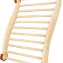 Wooden Sauna Backrest Non-Slip Infrared Sauna Back Rest Accessories, Comfortable Chair Support for Sauna Room or Barrel Sauna, Cedar Steam Seat, Gifts for Sauna Lovers