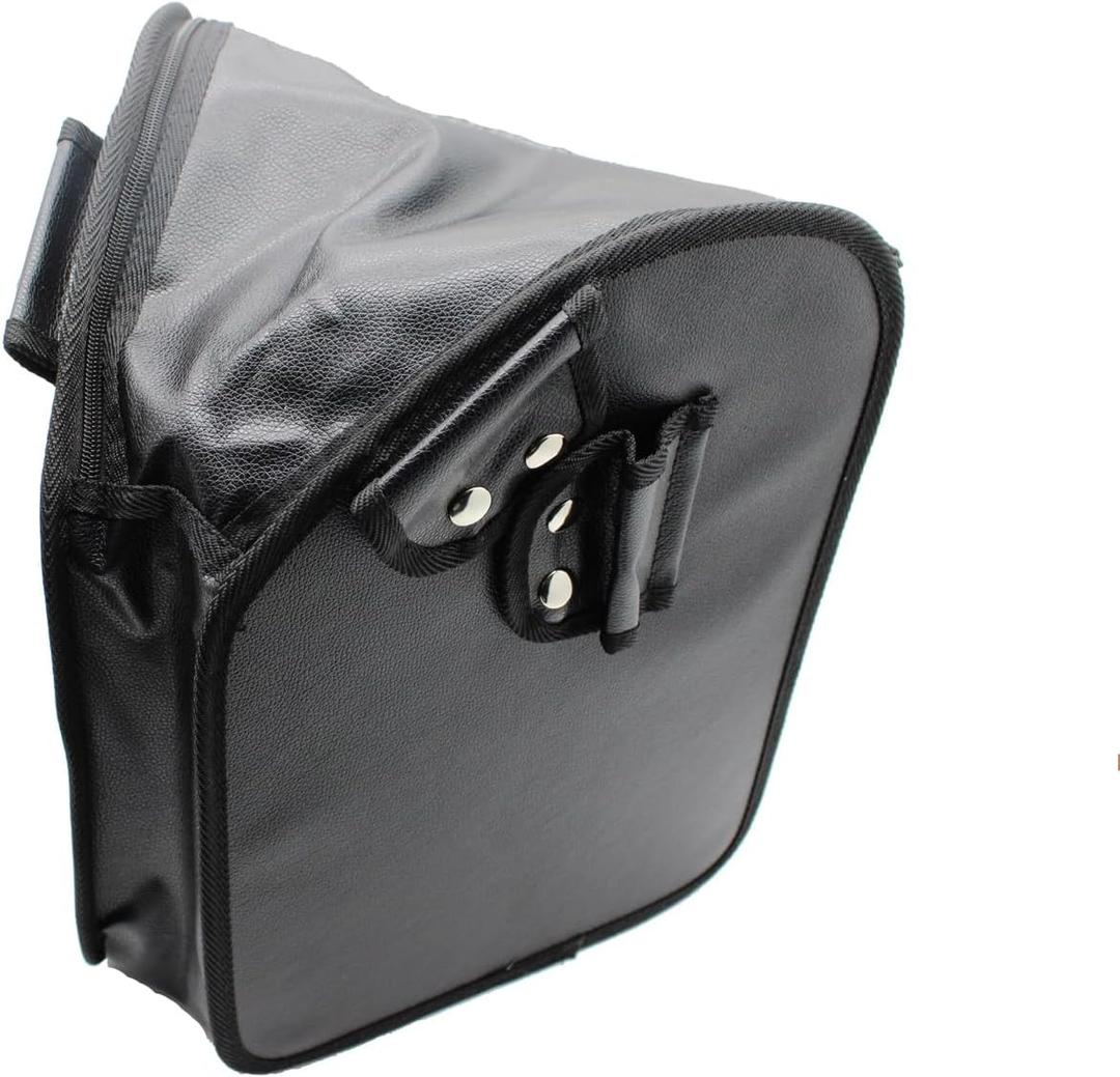3 Wheel rollator Storage Bag,Bag for 3 Wheel Walker,Pouch Bag for 3 Wheeled Rollator Walker, 3-Wheel Walker Bag,Tote Bag with Snaps,3 Wheel rollator Universal Replacement Part.(1Ea,Black)