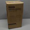 ELPHECO 2 Pack 3.5 Gallon Bathroom Garbage Can with Lid Motion Sensor Slim Garbage Can Bathroom Decor Waterproof Smart Small Garbage Bin for Kitchen, Office, Bedroom, Living Room, Toilet, Cream Beige