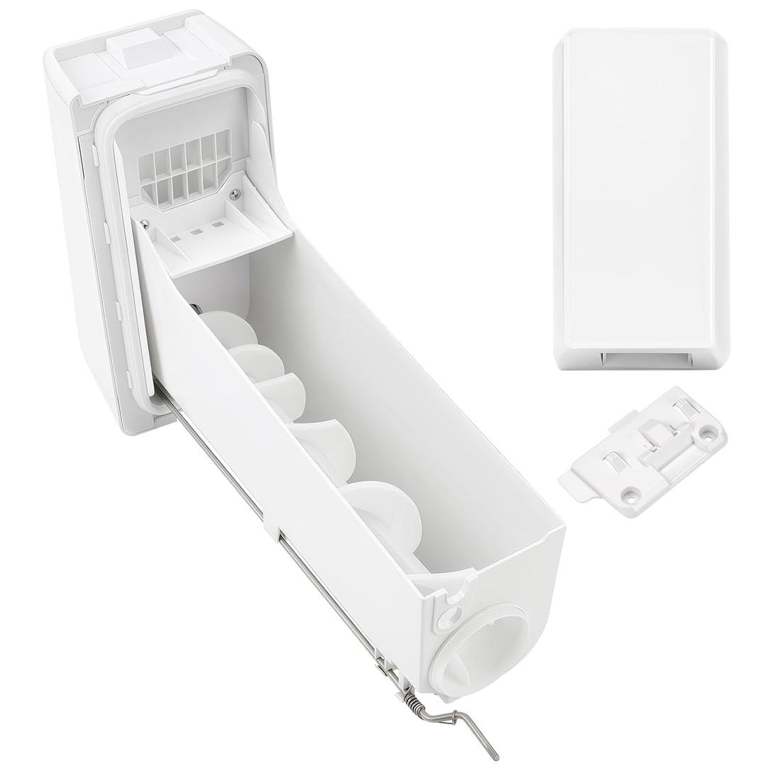 DA97-20156B Refrigerator Ice Bucket Replacement for Samsung Refrigerator Ice Maker Replacement Ice Tray Ice Container Assembly RF28R7201SR, RF28R7201SR/AA, RF28HMEDBSR Ice Bin