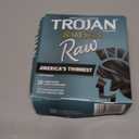 Trojan Raw Latex Lubricated Thin Condoms for Men, Americas Thinnest Latex Condoms, Made from Premium Latex to Help Reduce Risk of Pregnancy and Sexually Transmitted Infections (STIs), 24 count