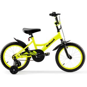 Kids Bike 14 16 18 Inch Bicycle for 3-9 Years Boys Girls BikeChildren's Bicycle with Bell Training Wheels, Multiple Colors (yellow)