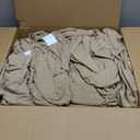 CHUN YI 7 Piece Couch Covers Sofa Covers Washable, Stretch Sofa Slipcovers for 3 Cushion Couch with Seperate Backrest and Cushion Covers, Anti Slip Furniture Protector for Dogs Pets (Large, Khaki)