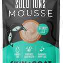 Tiki Cat Solutions Mousse Skin & Coat Mousse, Salmon Recipe, Specially Formulated with Omega Fatty Acids, Functional Wet Cat Food for Adult Cats, 2.4 oz. Pouch (12 Count)