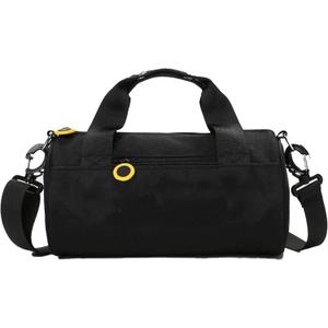 Gym Bag for Women, Waterproof Travel Bag with Wet Clothes Compartments and Adjustable Strap, Small Duffel Bag for Sports, Gyms and Weekend Getaway, Large, Black 