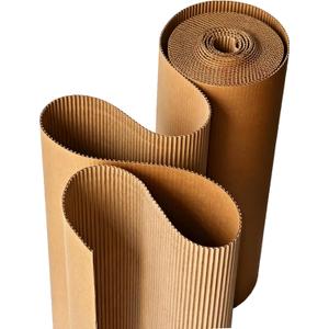 Corrugated Cardboard Roll,24" x 400" Single Face Cushioning Wrap