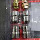 Chrome Cone Seat Wheel Locks Lug Nuts (M12 X 1.5 Thread Size) - 4 Locks / 2 Keys, Locking Lug Nuts Set with Lug Nut Key for Ford Toyota Honda Chevy, for Factory Wheels VPE-45700N2CH