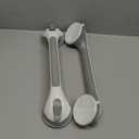 TAILI Grab Bars for Bathtubs and Showers 2 Pack Suction Grab Bar, Heavy Duty Shower Handle Removable Bath Handrails for Seniors and Elderly, Bathroom Safety Grip No Drilling Waterproof,Grey